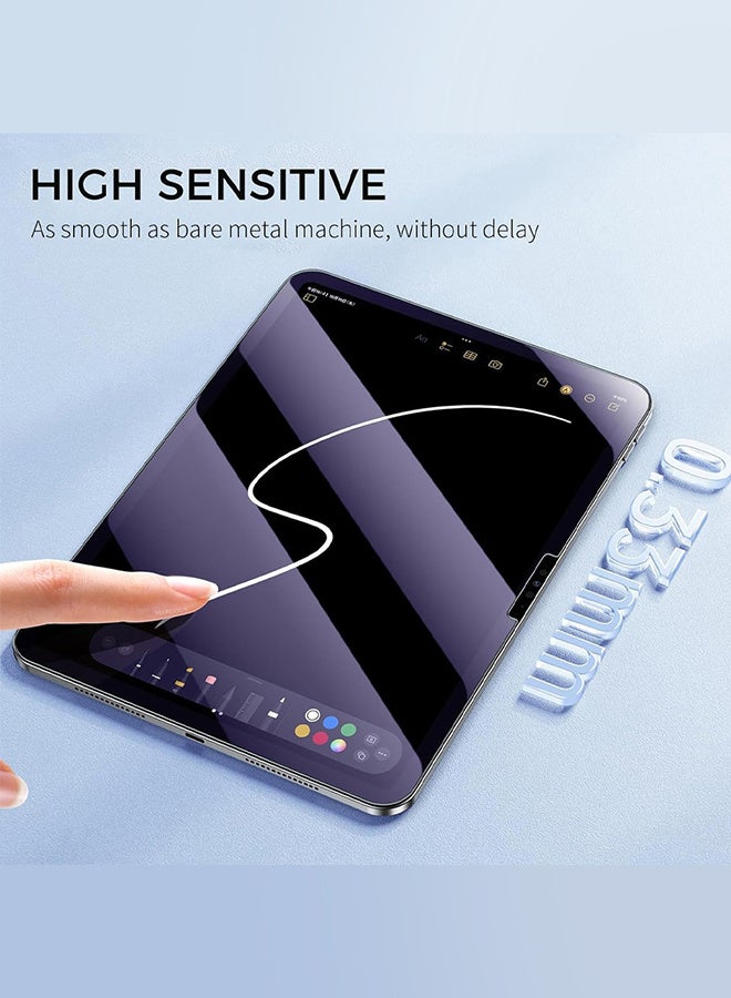CATANES 2 PCS of Screen Protector for iPad Air 11 Inch M3 2025/ iPad Air 11 inch M2 2024 - Bubble-Free - Anti-Fingerprint - Shockproof - Image 4
