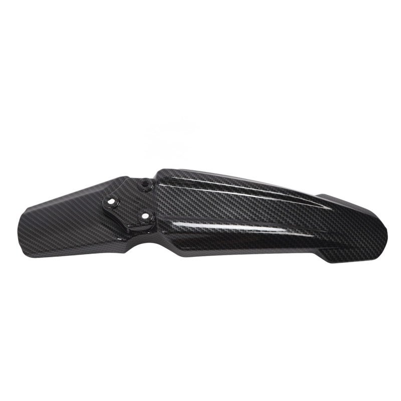 Motorcycle Front Mud Guard: Carbon Fiber Style, Premium Durable Material, Easy Installation - Splash Guard Replacement for SurRon Light Bee X S, Segway X160 X260 - Image 4