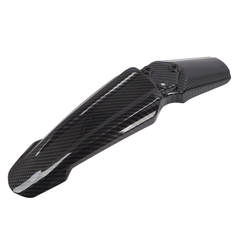 Motorcycle Front Mud Guard: Carbon Fiber Style, Premium Durable Material, Easy Installation - Splash Guard Replacement for SurRon Light Bee X S, Segway X160 X260 - Image 1