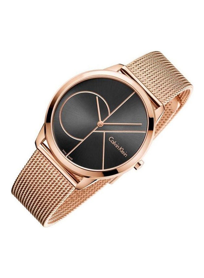 كالفن كلاين ساعة يد بعقارب وسوار من الإستانلس ستيل طراز K3M21621 نساء - Image 3
