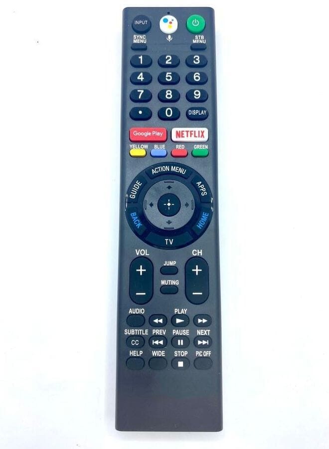 راكسوم جهاز التحكم عن بعد لتلفزيون سوني الأصلي مع مساعد جوجل