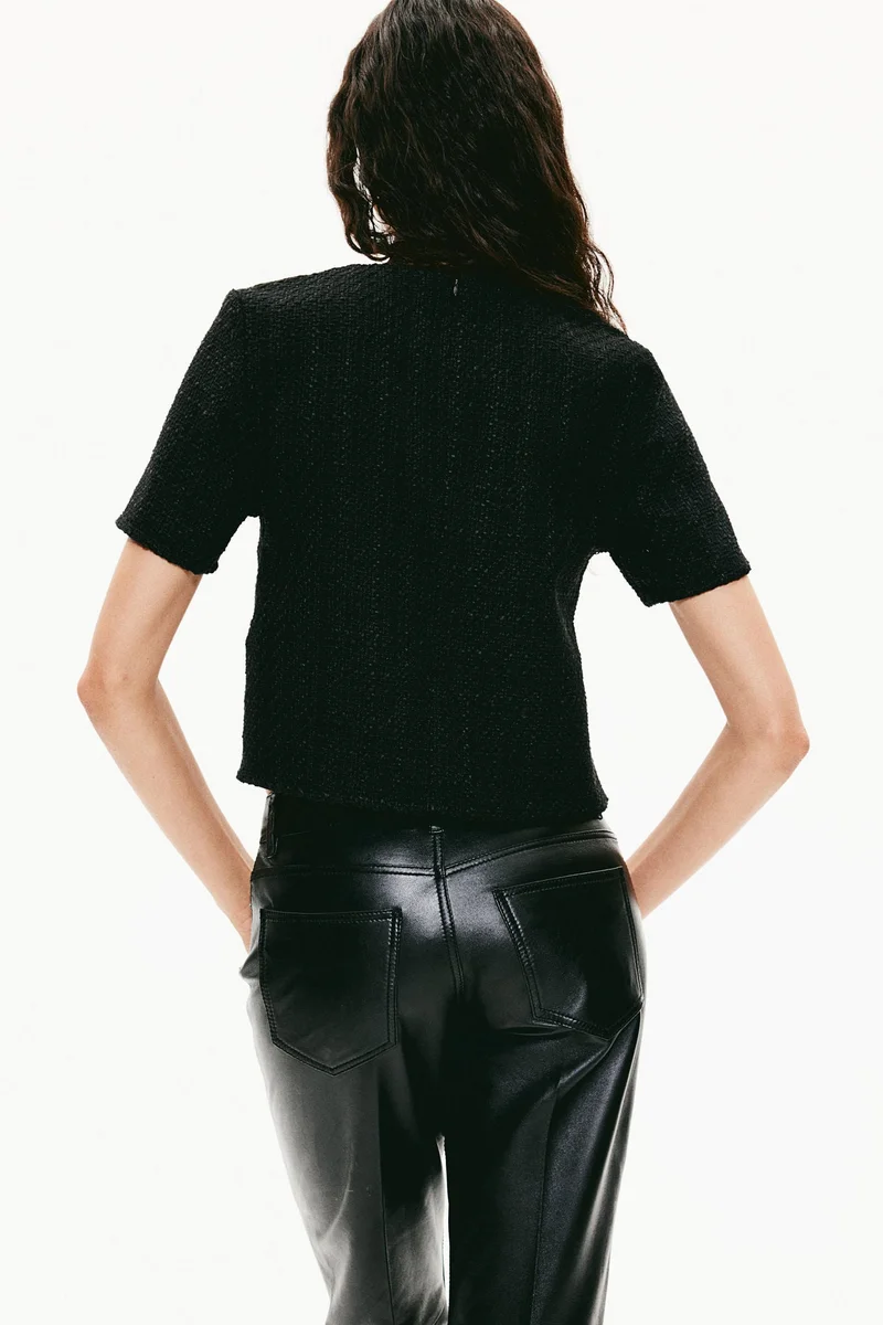 H&M Bouclé Blouse