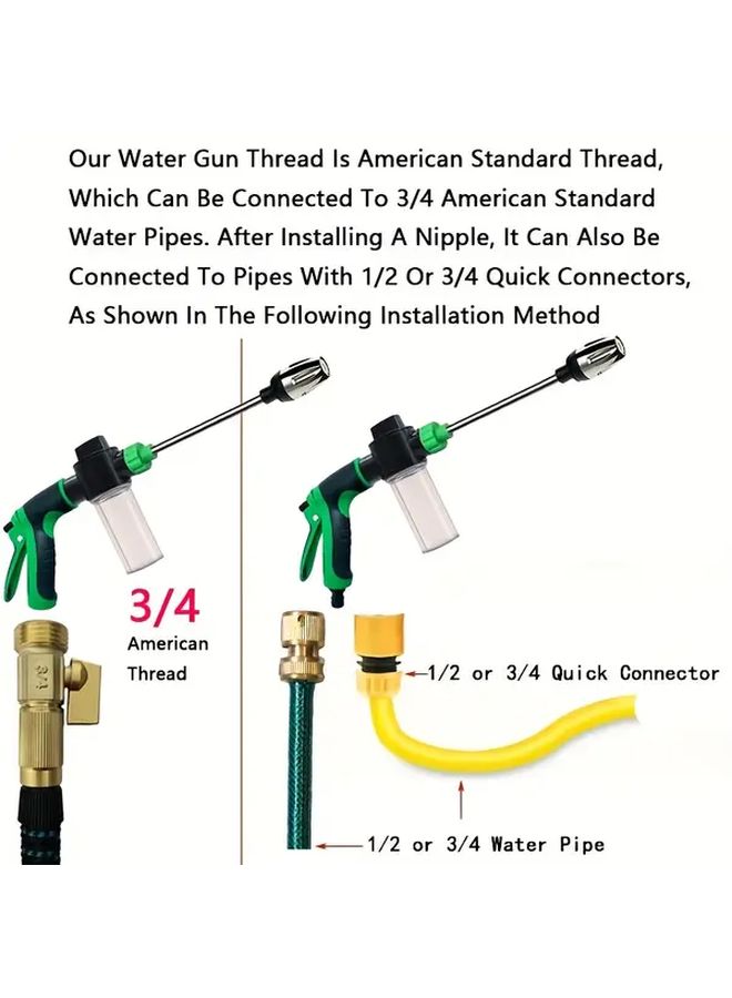 High Pressure Water Gun Without Pot Cleaning Tool For Car Boat Garden And Pet Washing - Image 3