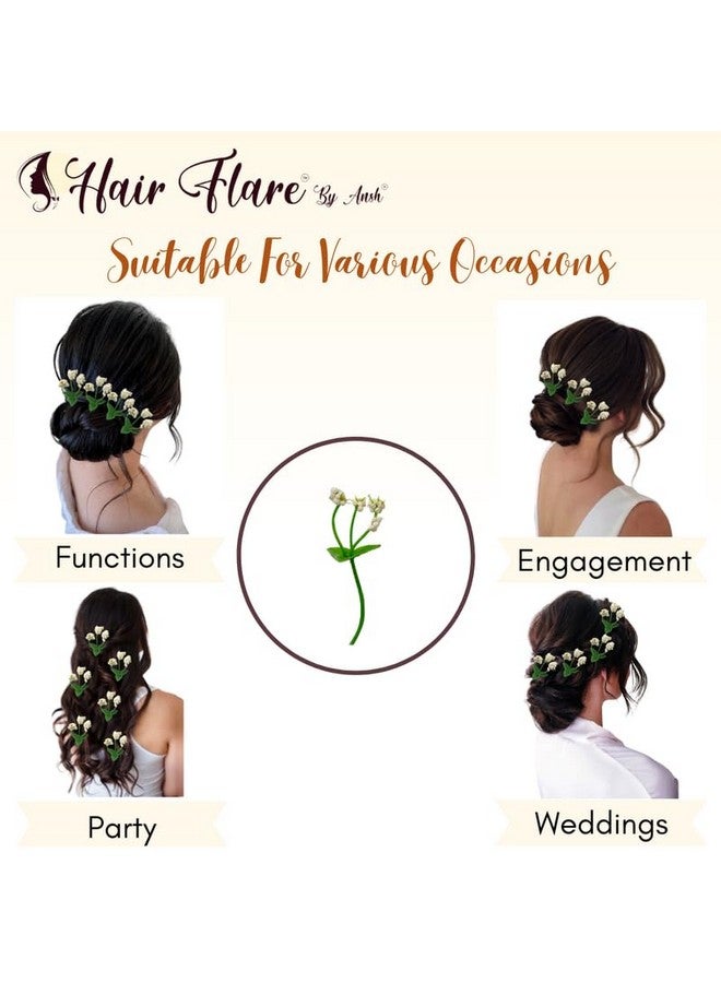 توهج الشعر تصفيف الشعر بأناقة لا مثيل لها: دبوس شعر أخضر مع ثلاثة حبوب لقاح بيضاء من ثيرموكول، لا يحتاج إلى مشابك، سهل التصفيف، مثالي لإكسسوارات الشعر متعددة الاستخدامات والأنيقة_2707 - Image 5