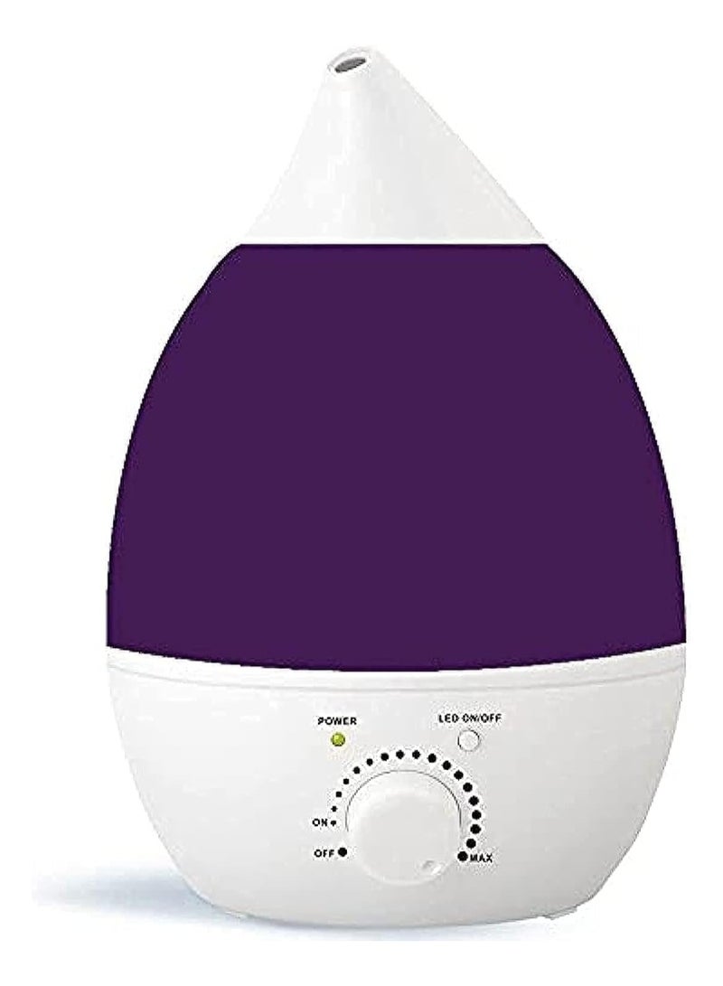 عام Ultrasonic Cool Mist Humidifier automatic color changing 1.6 L Purple