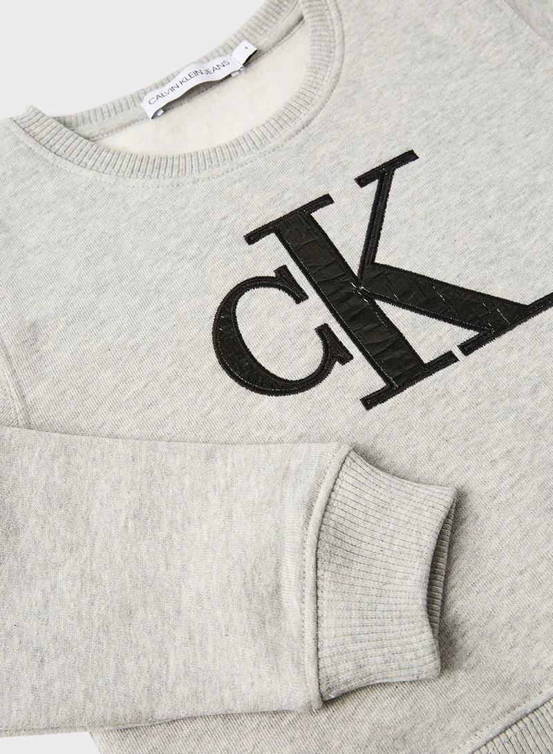 Calvin Klein Jeans Kids Logo Sweatshirt