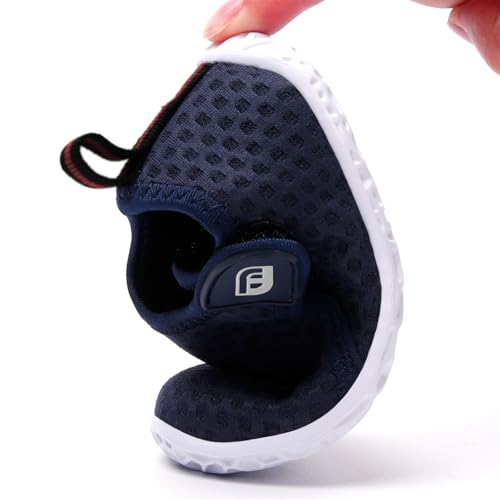 JOINFREE Baby Toddler Water Shoes Barefoot Swim Shoes Quick Dry Slip on Sneakers for Boys Girls Blue 12-18 Months Infant - Image 5