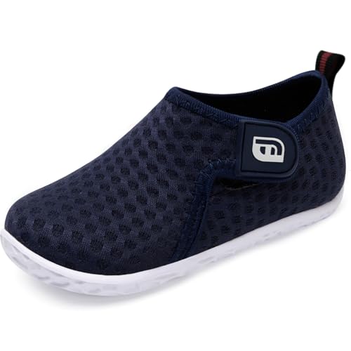 JOINFREE Baby Toddler Water Shoes Barefoot Swim Shoes Quick Dry Slip on Sneakers for Boys Girls Blue 12-18 Months Infant - Image 4