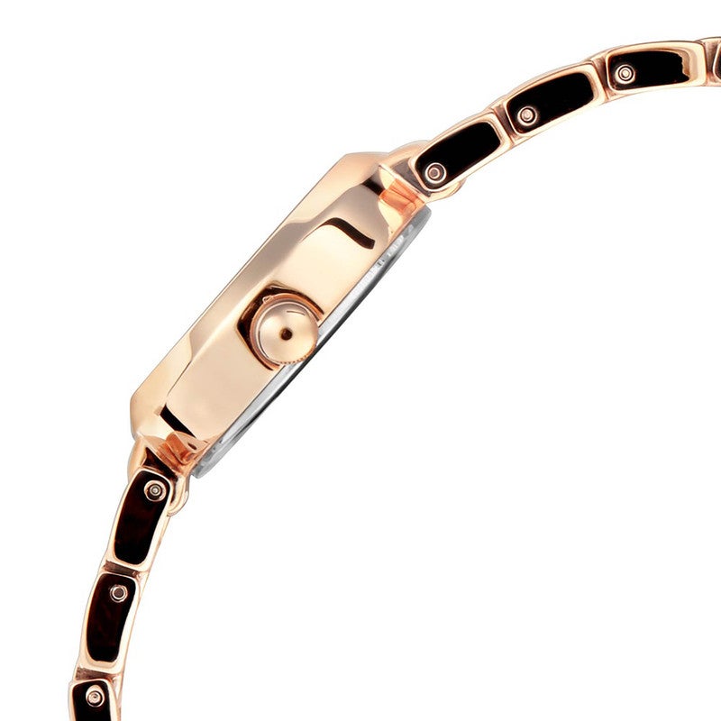 TITAN Raga Women’s Watch – Rose Gold Dial, Rose Gold Metal Strap, Quartz Movement, Crystal Accents, Elegant & Gift-Ready Timepiece – 2620WM01 - Image 3