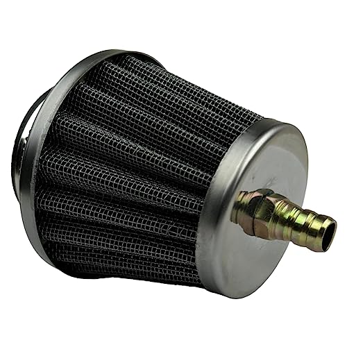 RedCap 39mm Air Filter with Nipple For 90cc 110cc 125cc Dirt Pit Bike GY6 50cc QMB139 Moped Scooter Off Road Motorcycle ATV Quad XR50 CRF50 CRF70 XR CRF KLX Apollo X RFZ SSR Lifan (Chrome) - Image 4