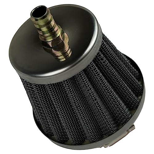 RedCap 39mm Air Filter with Nipple For 90cc 110cc 125cc Dirt Pit Bike GY6 50cc QMB139 Moped Scooter Off Road Motorcycle ATV Quad XR50 CRF50 CRF70 XR CRF KLX Apollo X RFZ SSR Lifan (Chrome) - Image 3