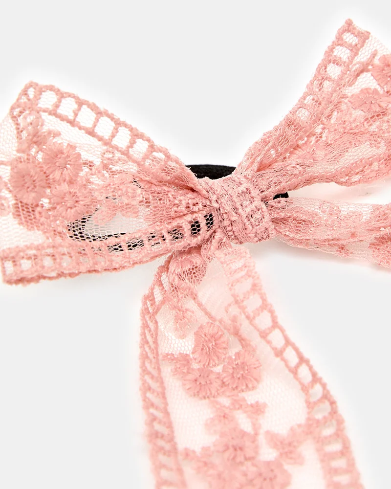 REDTAG Girls Assorted Embellished Hair Tie (2 Piece)