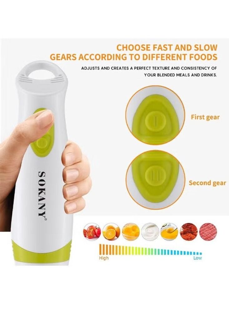 Dreamzon Electric Hand Blender Immersion Stick 300W Two Gears Food Processer Baby Food Soup Sace Juice Milkshake Kitchen Appliacne - Image 3