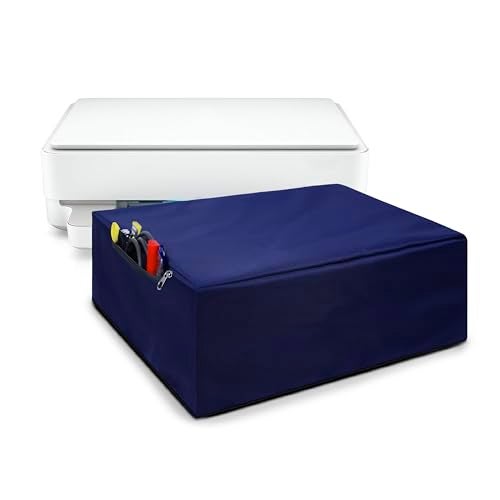 Alifiya Dust Proof Washable Printer Cover for HP DeskJet Plus IA 6075 / 5725 All in One Printer - Blue - Image 1