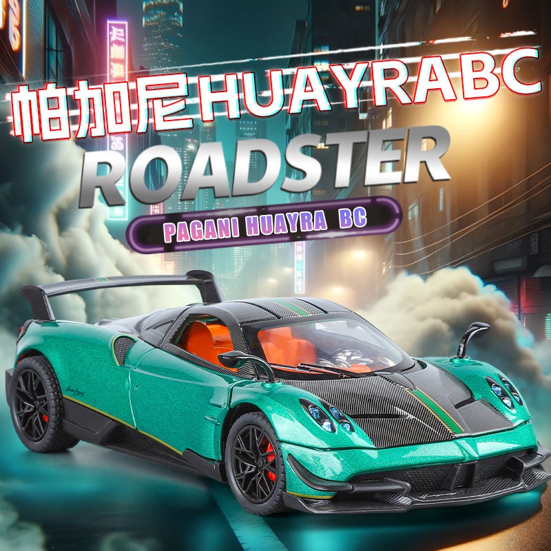 1/24 Pagani Huayra Alloy Model Toy Car White - Image 4