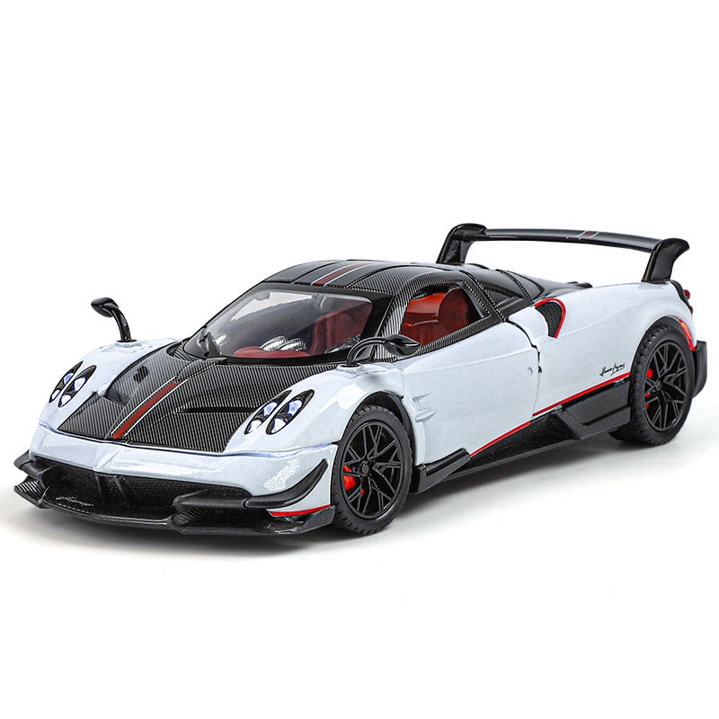 1/24 Pagani Huayra Alloy Model Toy Car White - Image 3