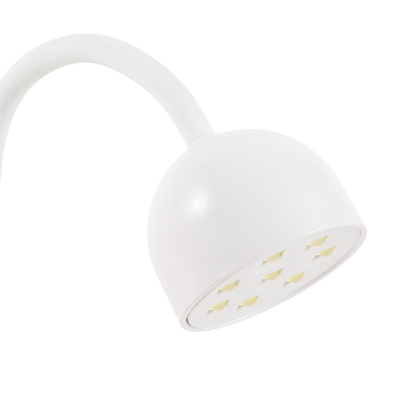 24W مصباح LED لطلاء الأظافر الهلامي برقبة الإوزة، ضوء معالجة احترافي لصالون المنزل ومنضدة المانيكير - Image 4