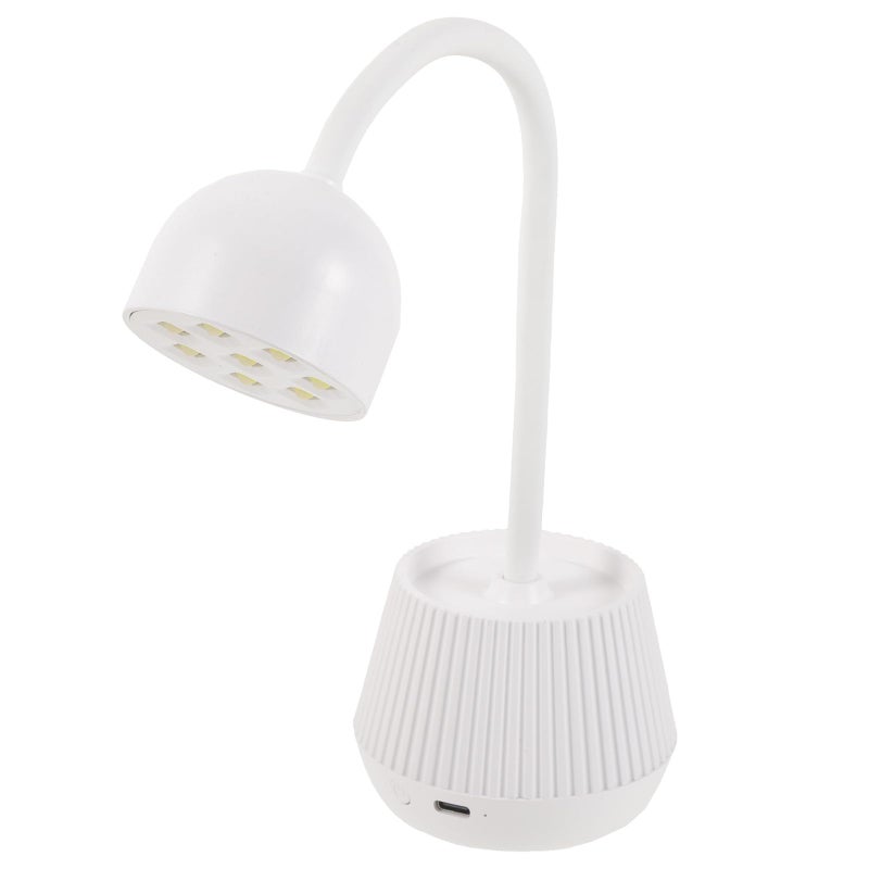 24W مصباح LED لطلاء الأظافر الهلامي برقبة الإوزة، ضوء معالجة احترافي لصالون المنزل ومنضدة المانيكير - Image 2