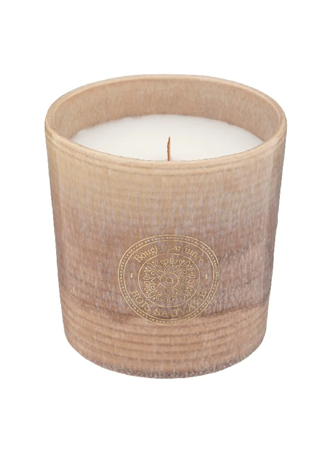 atmosphera Marco Wild Wood Fragrance Scented Jar Candle Brown and White 620 g 192701B