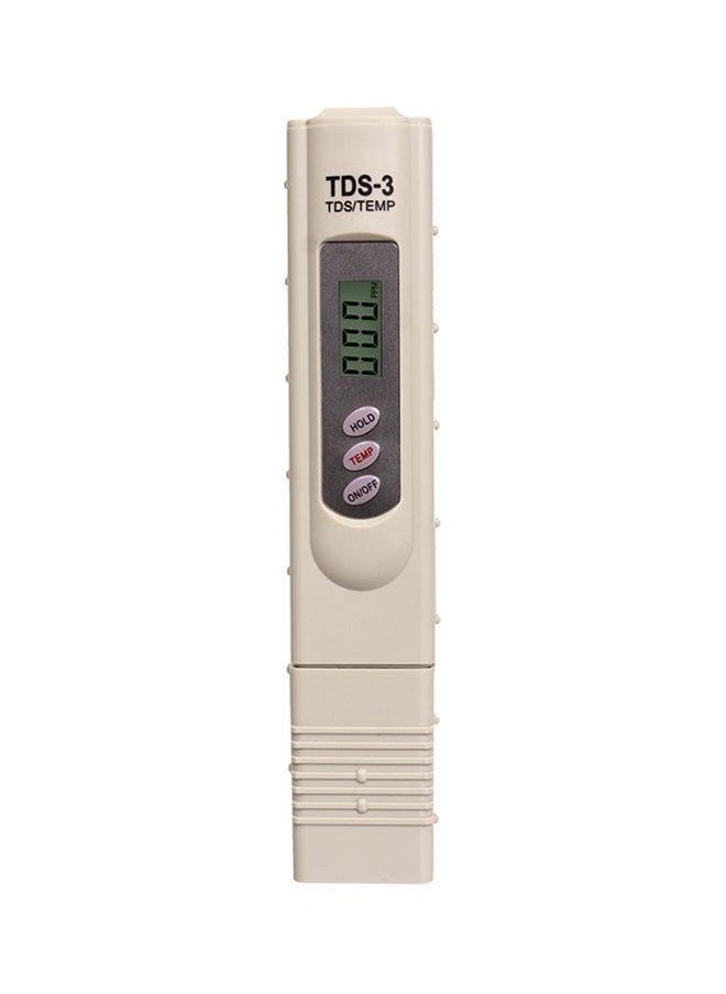 Generic Water Quality Purity Tester Meter Grey 160x34x25mm  - Image 1
