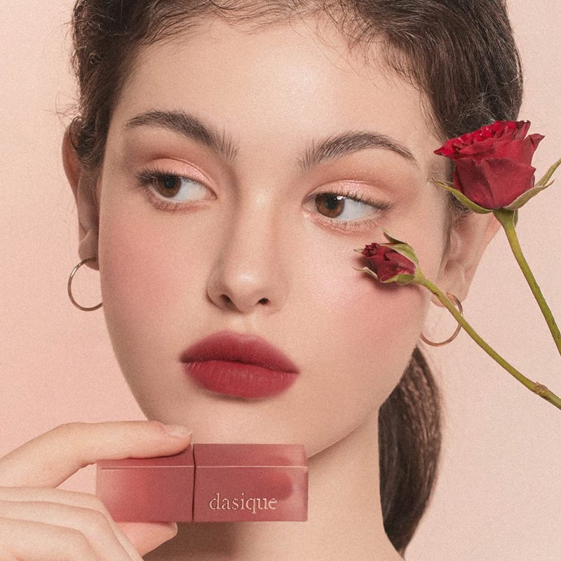 dasique Cream De Rose Tint (15 Crush Berry) | AMAZON US ONLY | Velvet Cream Matte Lip Stain, Infused with Rose Water | Vegan - Image 2