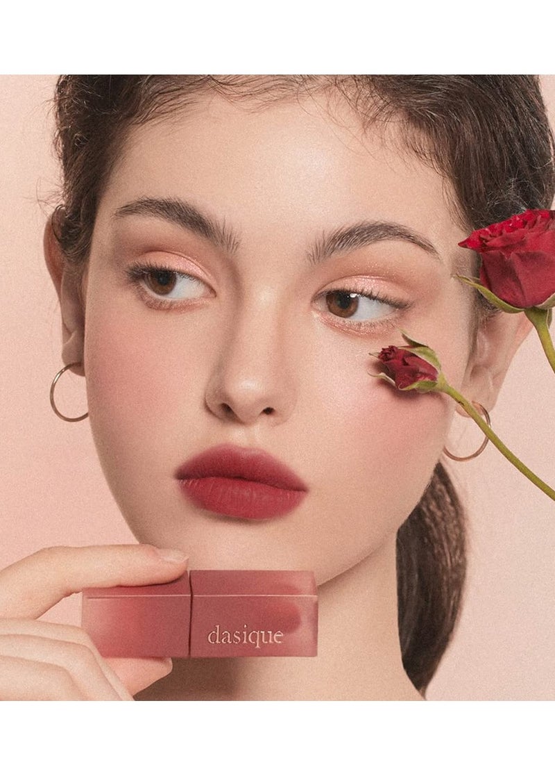 DASIQUE dasique Cream De Rose Tint (15 Crush Berry) | AMAZON US ONLY | Velvet Cream Matte Lip Stain, Infused with Rose Water | Vegan  - Image 4