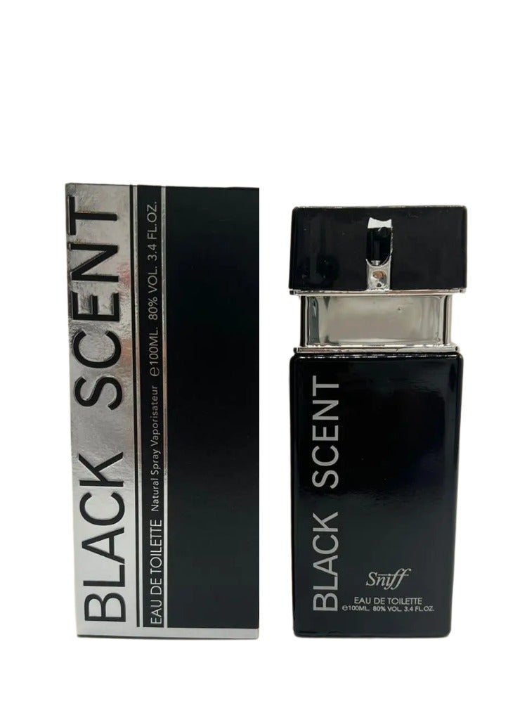 Sniff BLACK SCENT Eau De Tollette 100ml - A Luxurious Fragrance - Image 1