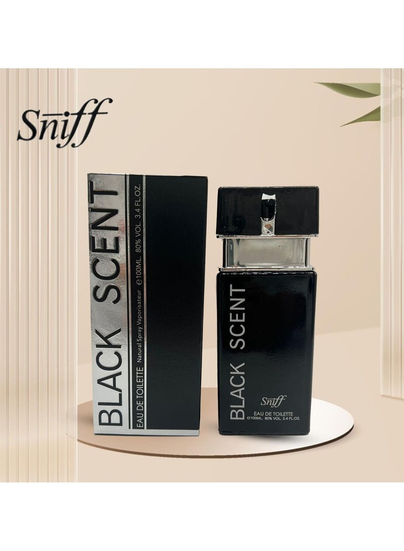 Sniff BLACK SCENT Eau De Tollette 100ml - A Luxurious Fragrance - Image 4