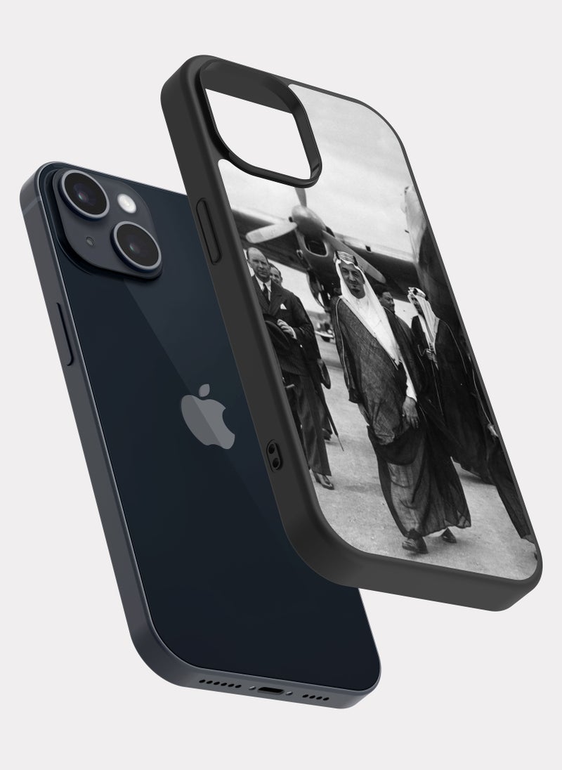 بكسلات كفر ايفون 14 الملك فيصل بن عبدالعزيز ابيض و اسود - Image 2