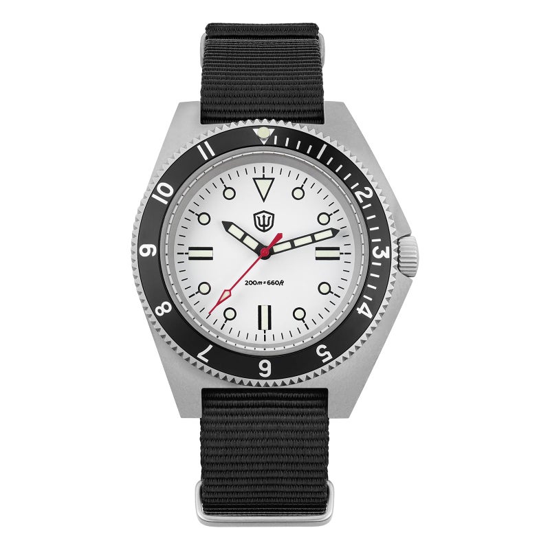 watchdives VH31 Quartz Watch WD1972 Military Diver Watches Sapphire Crystal Luxury Wristwatch 200m Waterproof Watch for Men White Black - Image 2