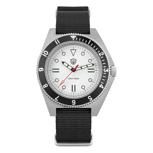 watchdives VH31 Quartz Watch WD1972 Military Diver Watches Sapphire Crystal Luxury Wristwatch 200m Waterproof Watch for Men White Black - Image 1