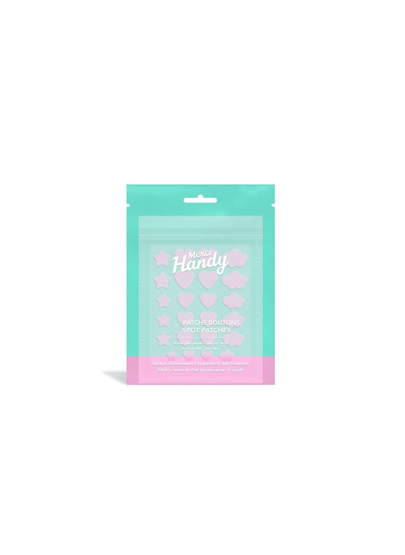 Merci Handy Merci Handy  24 Units  Antipimple and Acne Patch  Salicylic Acid and Tea Tree Oil  Vegan 