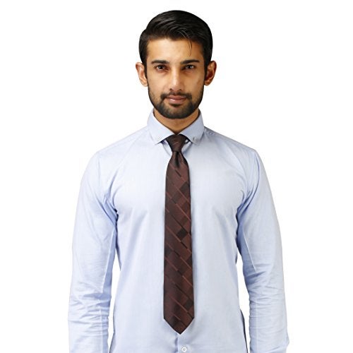 Peluche Geometrical Necktie For Men - Image 4