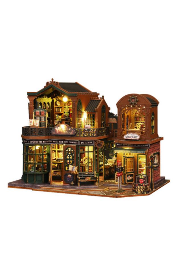 Bluejw Jiate Diy Cabin Twilight Book City Handmade Assembled Villa Model Ornaments Exquisite Gifts For Men And Women - Image 1