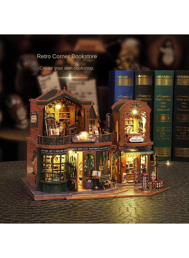 Bluejw Jiate Diy Cabin Twilight Book City Handmade Assembled Villa Model Ornaments Exquisite Gifts For Men And Women - Image 2