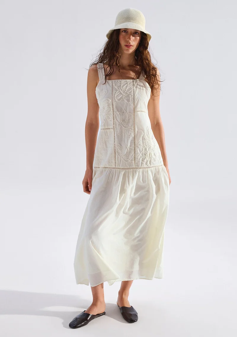 Mavi Ecru Midi Dress