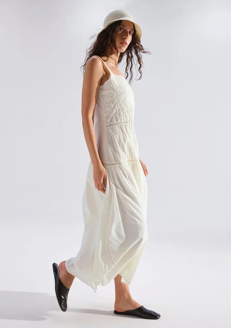 Mavi Ecru Midi Dress