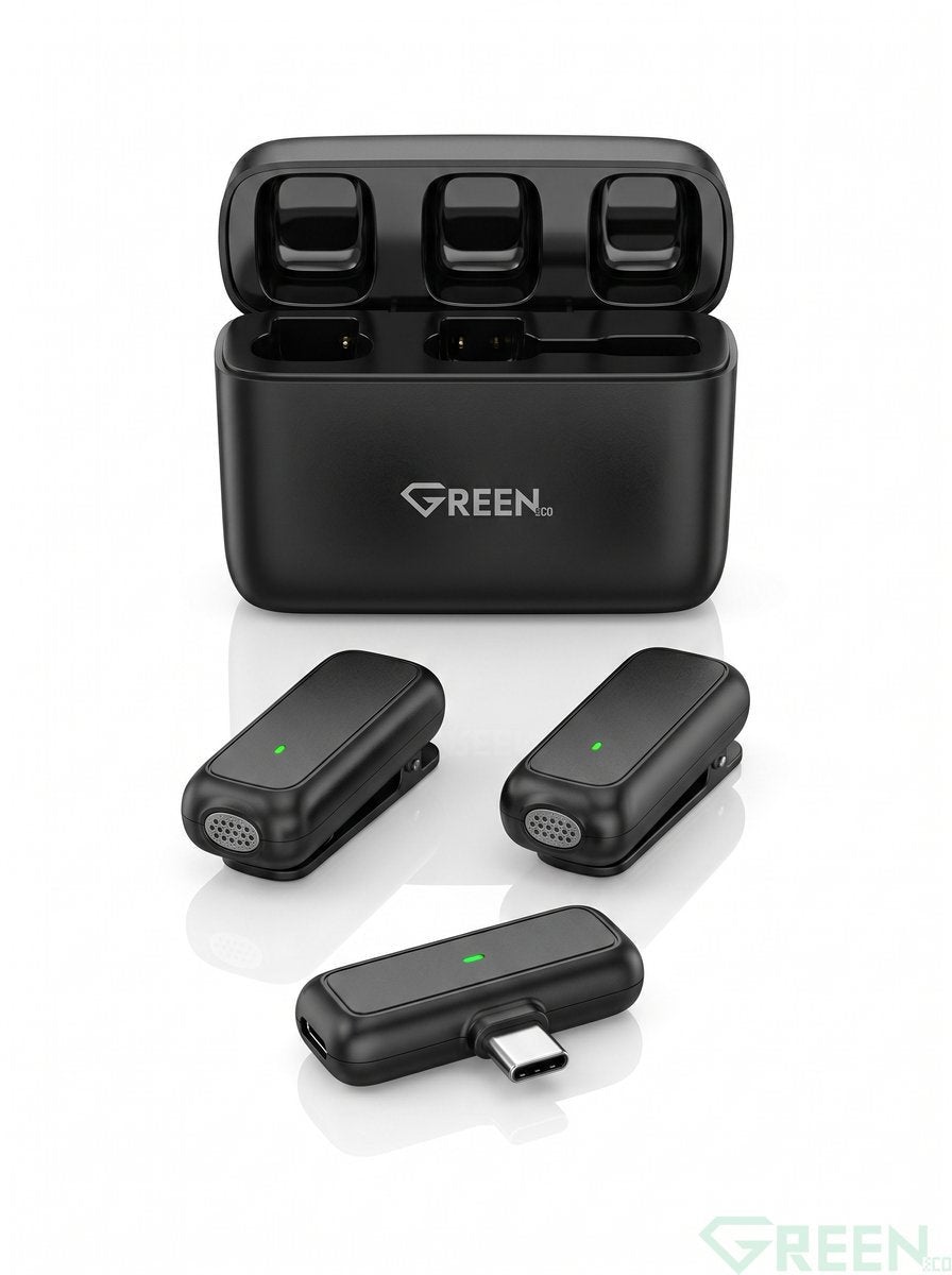 greeneco Greeneco 2 In 1 Microphone -02 Z09EF414D445B227BA5F3Z