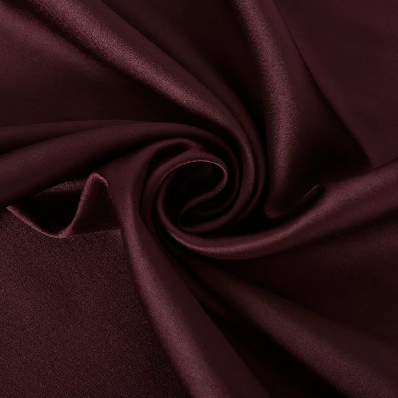 RITAM ONLINE Satin Silk Pillowcase & Pillow Covers with Envelop Closure Pillow Case Soft & Silky Hair and Skin Home Bed Decor Single Pcs (Standard Size(20" 26"), Grape Wine) - Image 5