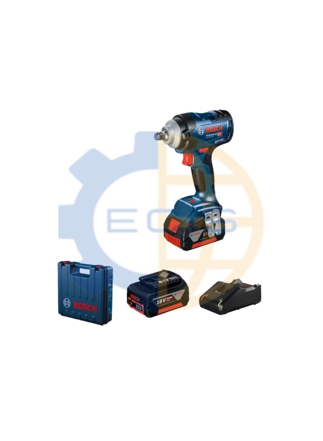 بوش امباكت بطارية 2/1 بوصة 18فولت 2بطارية+ شاحن بوش ماليزي