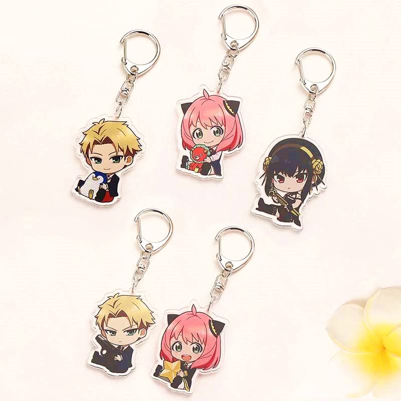 Careflection Spy x Family Anime Keychain Keyring Keytag (Yor Forger) - Image 4