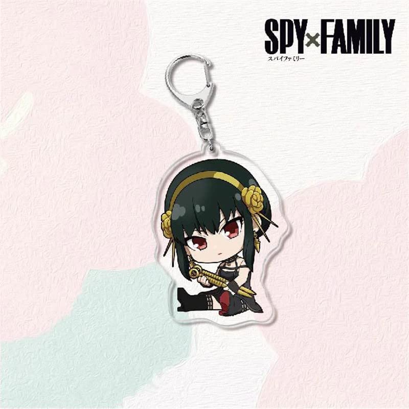 Careflection Spy x Family Anime Keychain Keyring Keytag (Yor Forger) - Image 2