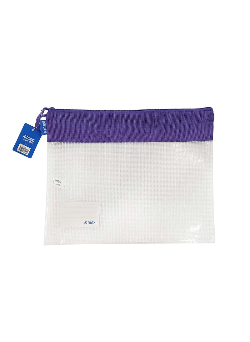 Maxi A4 Eva Single Zipper Bag Assorted Colours - Image 2