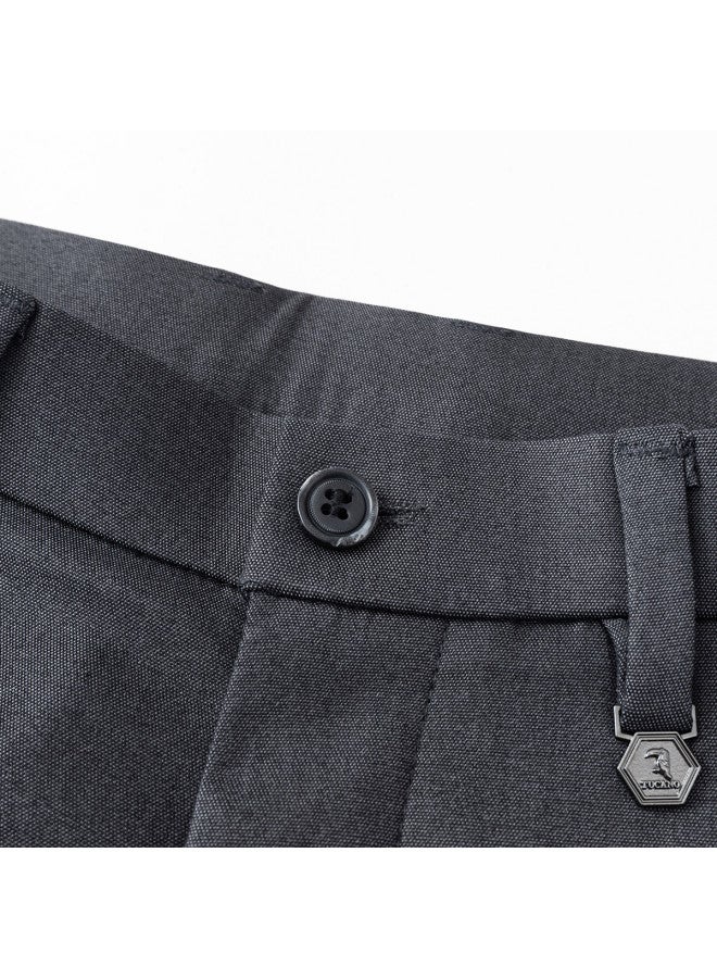Tucano solid Color Casual Pants For Men - Spring/summer New Straight-leg Trousers, Loose-fit Business Versatile Men's Pants - Image 4