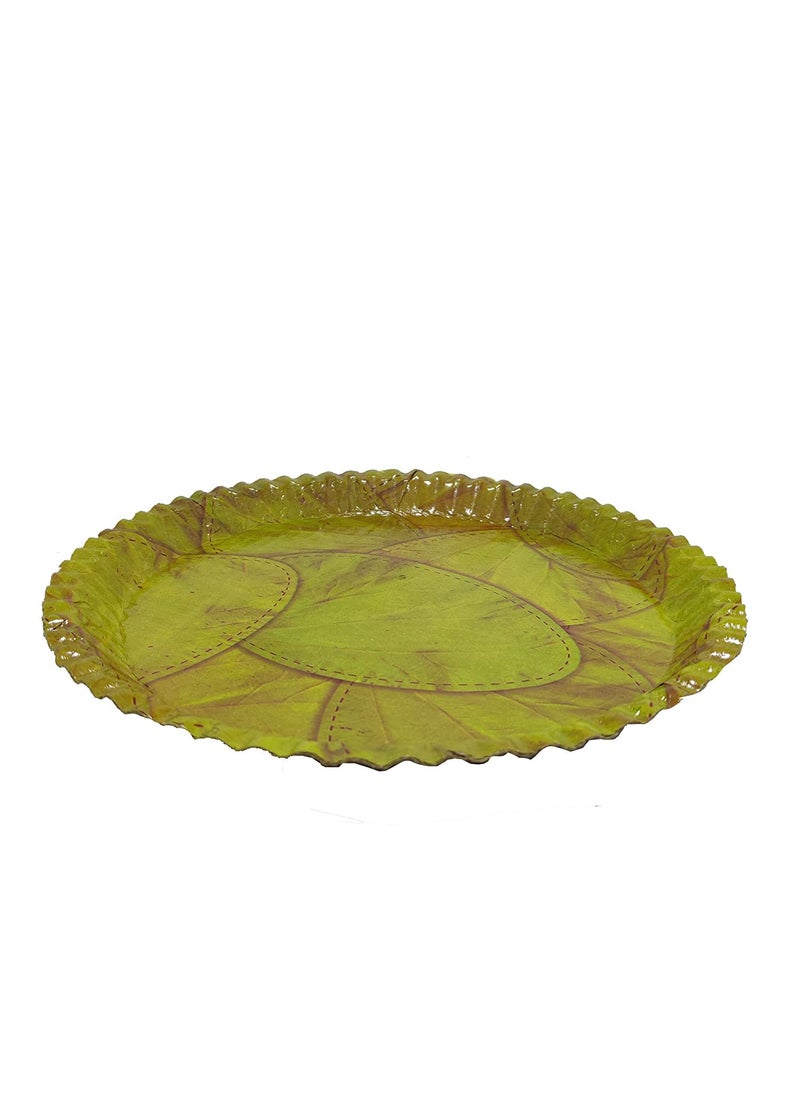 PMW pmw - 12 Inch Paper Dinner Plates - Pack of 50-100% Biodegradable - Eco Friendly - Natural Paper Plates  - Image 3