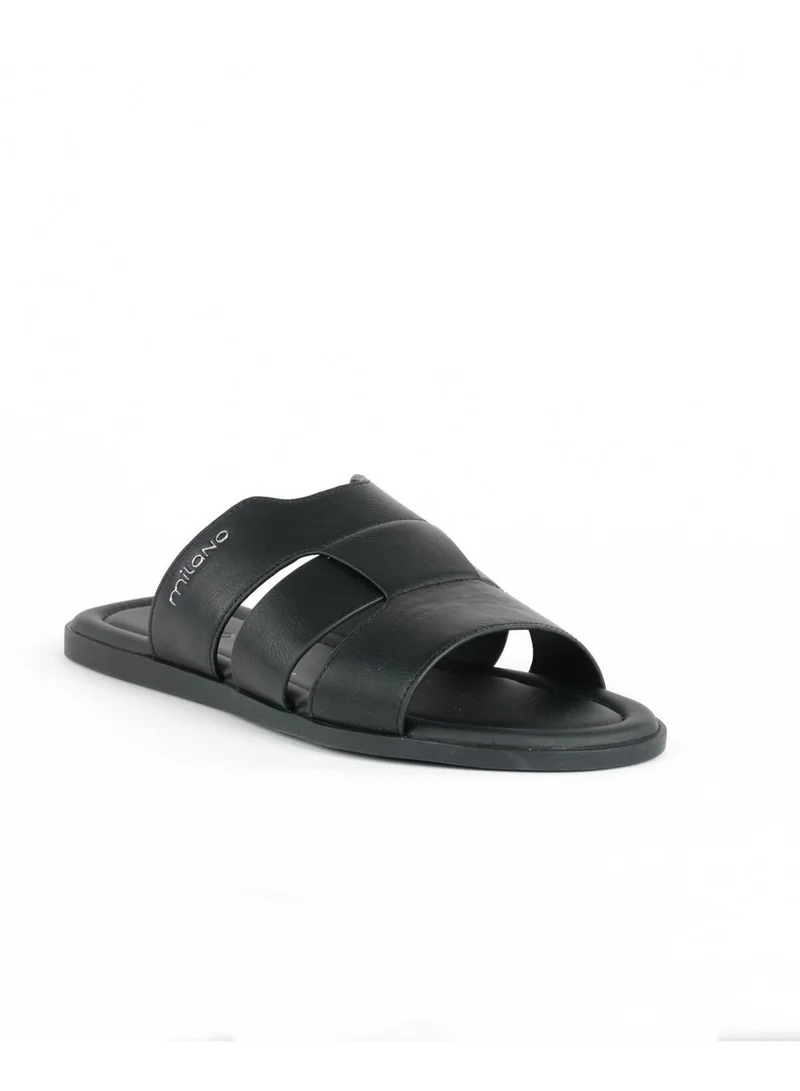 ميلانو Roman Mens Sandals-Black