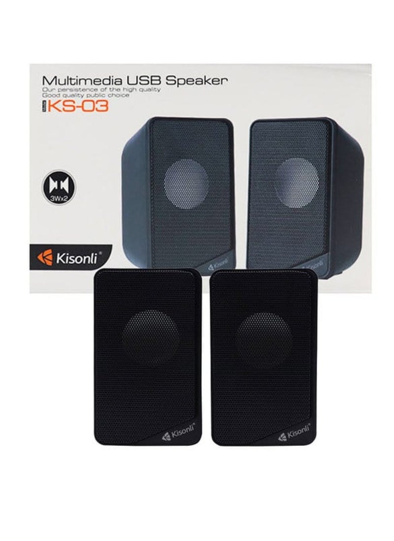 Kisonli - Multimedia Speaker KS-03 , Excellent sound quality - Image 1