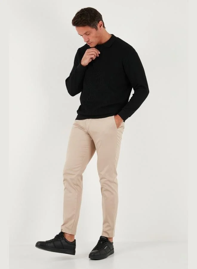 Buratti  Buratti Cotton Regular Fit Button-Down Polo Collar Sweatshirt Men's SWEAT 5905739 for Men | Best Price UAE