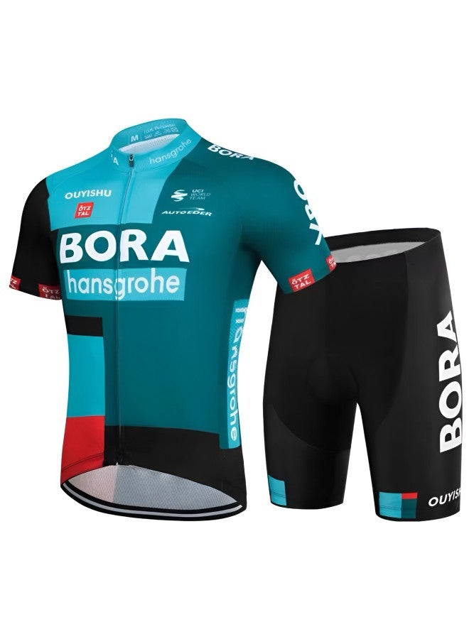 Cycling Suit Short Sleeve Suit Mountain Bike Road Bike Bike Men's And Women's Cycling Suit