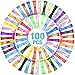 Macarrie 100 Pieces Marble Mesh Fidget Toy Stress Relieve Fidget Toy for Anxiety Sensory Quiet Marble Sensory Toys Silent Toys for School Office ADHD Add OCD Autism GiftsVivid Style - Image 3